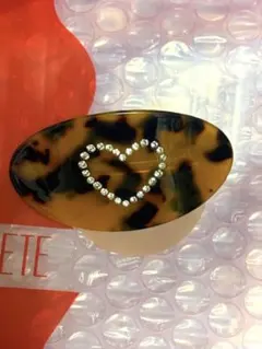 POTETE ポテテ ヘアピン ハート ベッコウ