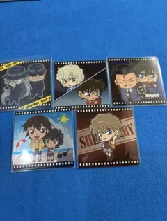 名探偵コナン　シール　アポトキシン4869グミ　江戸川コナン　灰原哀　毛利小五郎