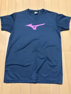 Mizuno Tシャツ 黒 ピンク M