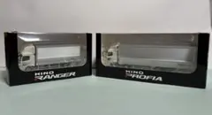 【非売品・新品】日野 プロフィア & レンジャー ミニカー 2台セット 1/80のサムネイル