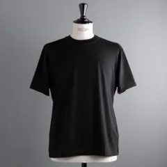 新品タグ付 BATONER バトナー エアコットンクルーネックTシャツ 黒 2のサムネイル