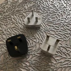 海外変換プラグ 3個セット USBポート付き