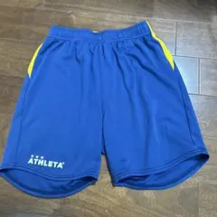 ATHLETA キッズハーフパンツ 150 ネイビー/イエロー