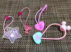 ✧ディズニーリゾート✧ヘアゴム　４点セット　ミッキー　ミニー