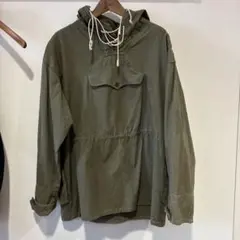 オリーブグリーン プルオーバー ミリタリー　アノラック　パーカー