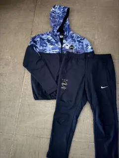 希少★15SS FCRB × NIKEセットアップ L ネイビー
