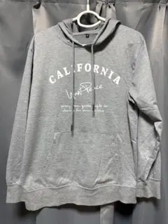 CALIFORNIA フード付きパーカー グレー