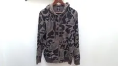 ステューシー STUSSY 迷彩 カモフラ ジップアップ パーカー
