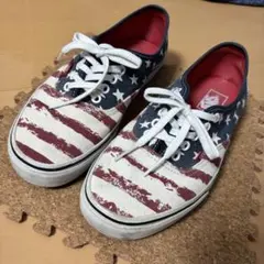 VANS AUTHENTICアメリカ国旗柄 スニーカー