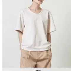 マルゥ ユナイテッドアローズ Tシャツ ナチュラル 日本製のサムネイル