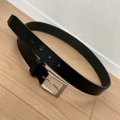 EDWIN エドウィン 本革メンズベルト ビジネス 紳士 ブラック 黒 シンプル