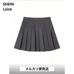 グレー プリーツスカート Lサイズ