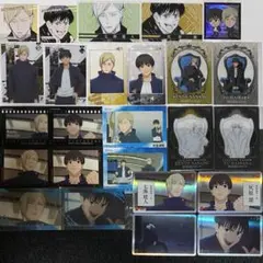 呪術廻戦　七海建人　灰原雄　スクエアステッカー　クリアカード　スナップカード