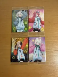 ホロライブウエハース　4枚セット　ぼたん　モココ　ラオーラ　ムリン