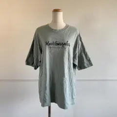 Mark Gonzales ビッグシルエット Tシャツ グレー グリーン