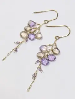 アメジスト ピアス