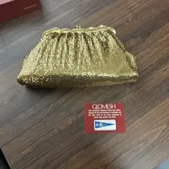 GLOMESH ゴールド パーティーバッグ