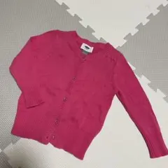 OLD NAVY ピンクカーディガン　12-24M