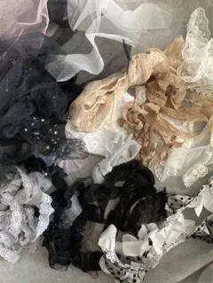 レースハギレ まとめ売り ドール服・ミニチュア向け ハンドメイド素材