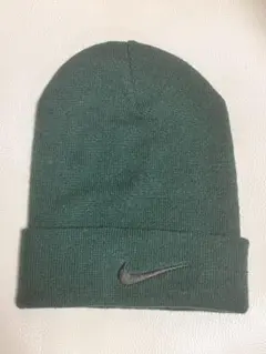 90s Nike ニットキャップ ダークグリーン