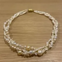 田崎あこや芥子セミロングパールネックレス - メルカリ