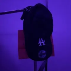 New Era LA ブラック ベースボールキャップ 9THIRTY