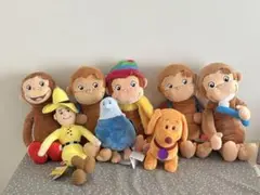 【かりん様専用】非売品　おさるのジョージ 黄色い帽子のおじさん　ぬいぐるみセット