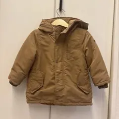 クゥオティユースフィス　フード付きコート　ブラウン