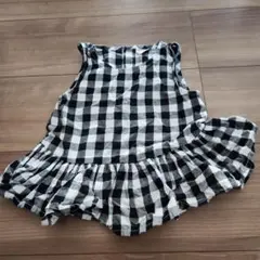 petit main ギンガムチェック トップス 90