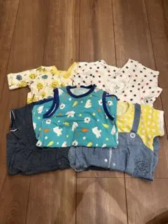 ベビー服 ロンパース カバーオール 5点セット まとめ売り
