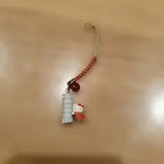 キティ　イタリア村限定　レア レア☆ご当地キティ/名古屋イタリア村限定ファスナーマスコット