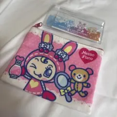 レア】メゾピアノ マツキヨコラボバニティポーチ&ハートブラシセット