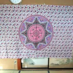 大人気のインド製エスニックマルチカバー(シングル150x220cm)7020