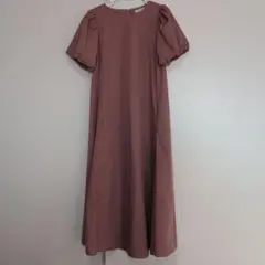 NATURAL BEAUTY BASIC 半袖ロングワンピース S