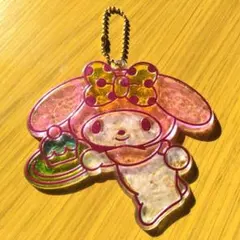 マイメロディ アクリルキーホルダー ケーキ