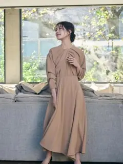 Side-buckle Drape Dress L'AUBE BLANC - メルカリ