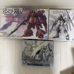 MG νガンダムVer.Ka 他 合計3点セット ガンプラまとめ売り