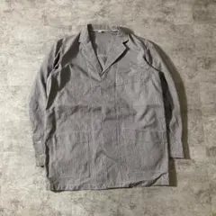 70s 千鳥格子 コットンツイル シェフジャケット