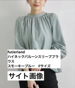 【値下げ中】ブラウスシャツ　futier land Fサイズ