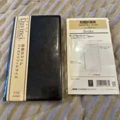 Davinci システム手帳 ジャストリフィルサイズ 月間計画表付き