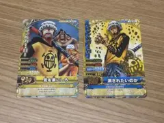 ミラクルバトルカードダス ワンピース ルフィ ロー 2枚 - メルカリ