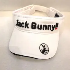 Jack Bunny!! サンバイザー　ホワイト　ユニセックス