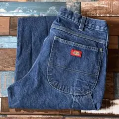 ディッキーズ デニム ペインターパンツ 33×32 メキシコ製 古着のサムネイル