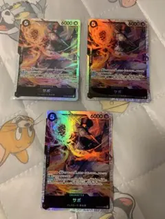 ワンピース　カード　サボ　sr 3枚