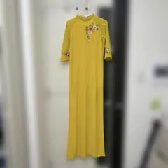 ベトナム　アオザイ（サイズ：上XL,下L）