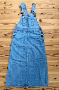 ライトブルーデニムサロペット s