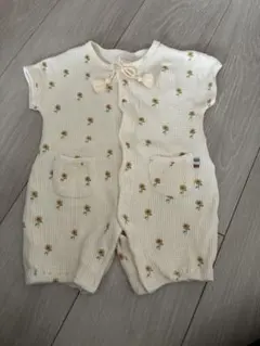 tete a tete 花柄ロンパース 70