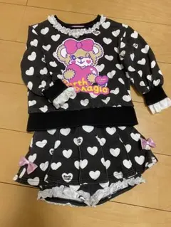 Earth Magic ハート柄セットアップ 110cm