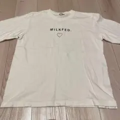 MILKFED. ハートマーク 長袖Tシャツ ホワイトのサムネイル