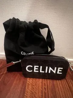 ホリゾンタルポーチ / CELINEプリント入りトリオンフキャンバスのサムネイル